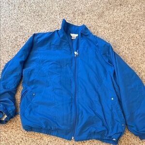 Vibrant Blue Windbreaker Jacket